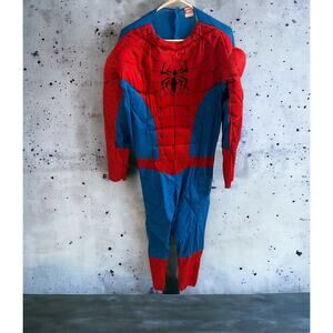 Marvel Spiderman Costume Muscle Chest Jumpsuit Large? SEE MEASUREMENTS Superhero